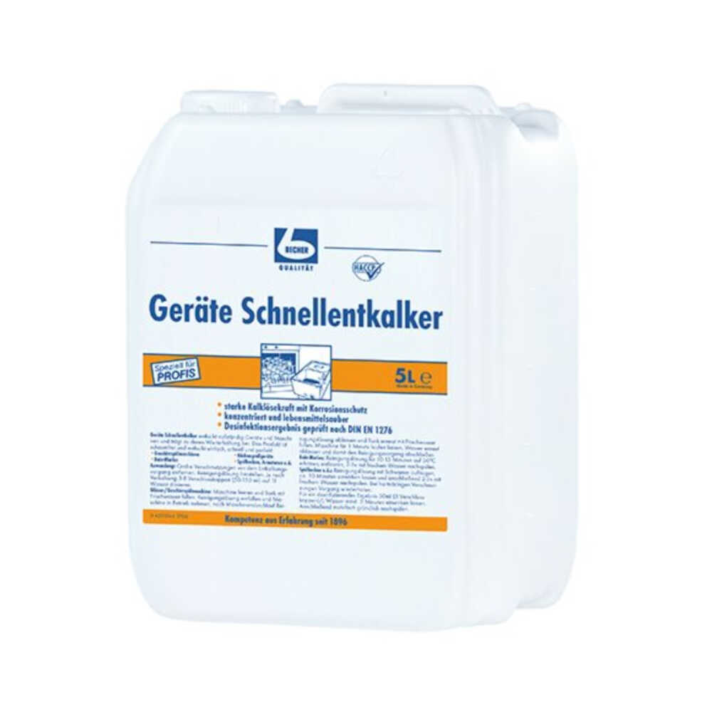 "Dr. Becher" Geräte Schnellentkalker 5 l, VPE= 1 Stück (1x 1)