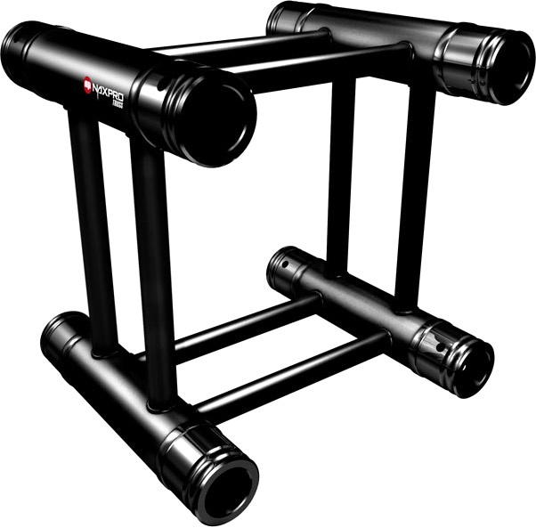 Naxpro-Truss FD 34 Strecke 29 cm RAL9005 - Schwarz - Seidenmatt