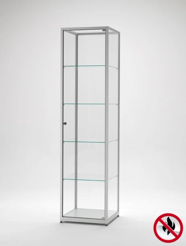 Brandschutzvitrine BMS mit ESG-Sicherheitsglas, in 400, 500 oder 600 mm