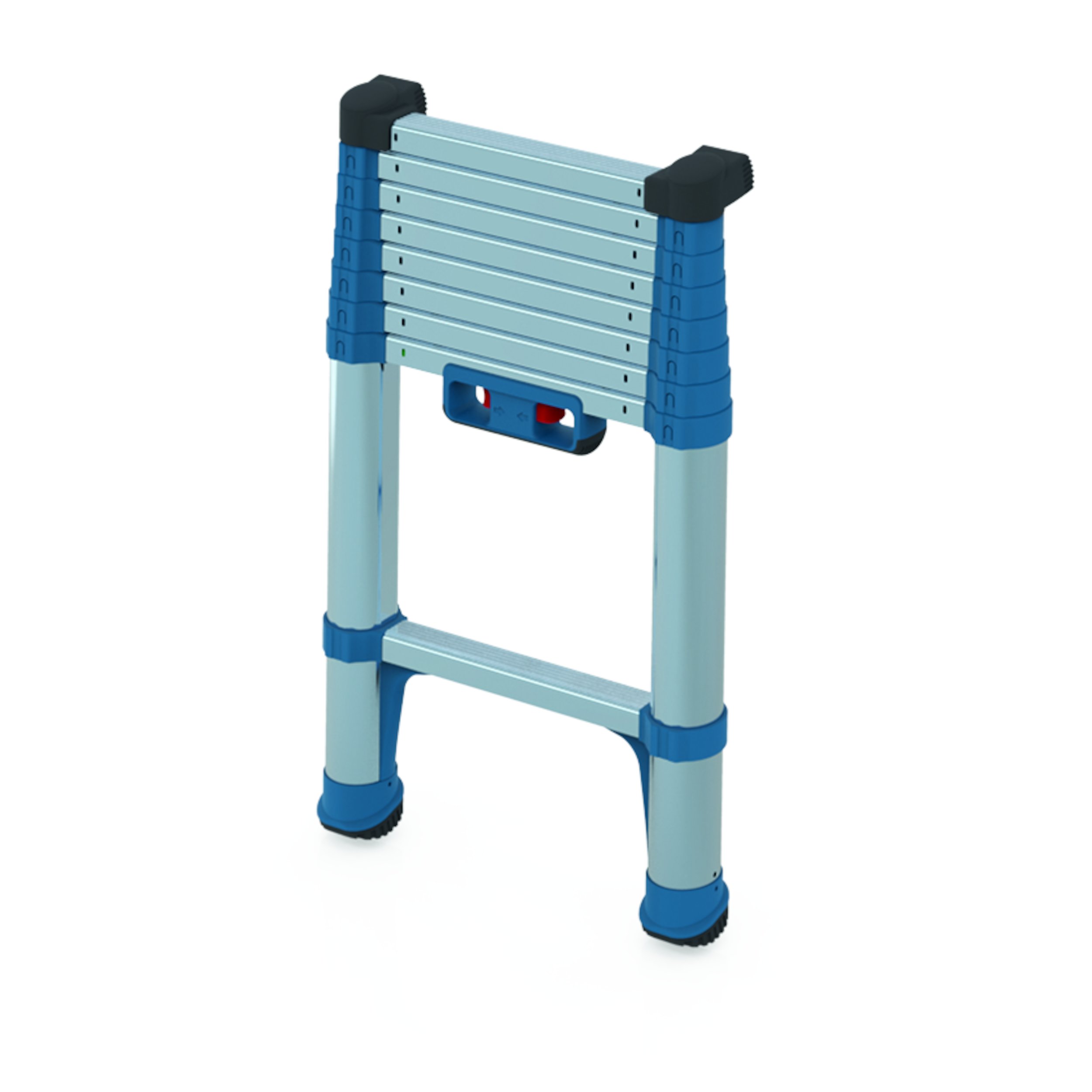 Zarges Compactstep L - Teleskop-Sprossen-Anlegeleiter