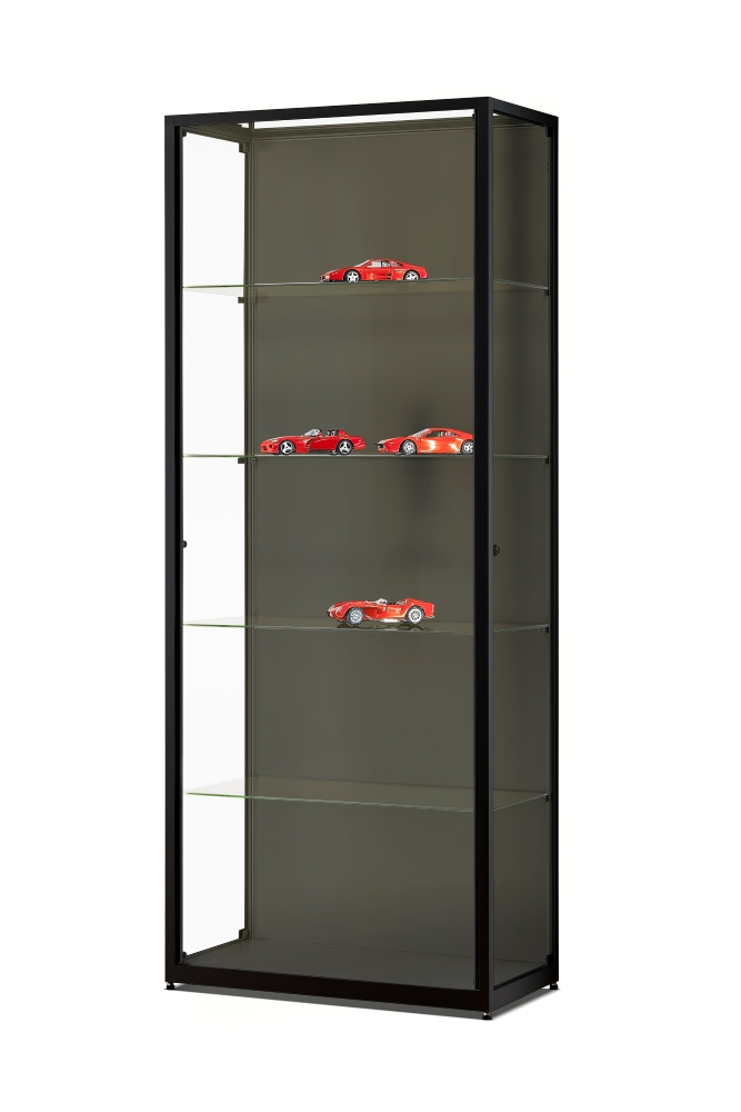 Verkaufsvitrine 111 800 mit LED Streifen 800 x 400 x 1984 mm, in 2 Farben