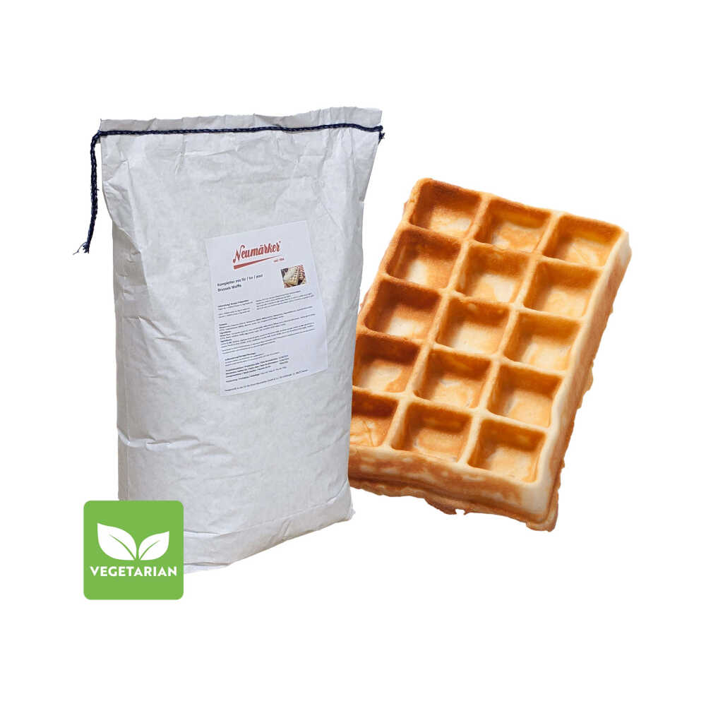 Brüsseler-Waffel-Mix - Profi-Backmischung für Original Belgische Waffeln - Sack à 10 kg 