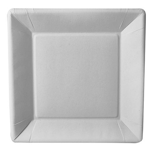 Pappteller eckig "pure", 22,5 x 22,5 cm, VPE= 500 Stück (10x 50Stück)