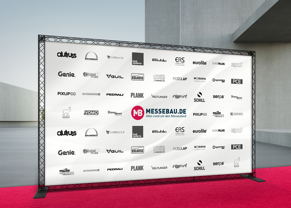 Pressewand Medium 400 x 250 cm