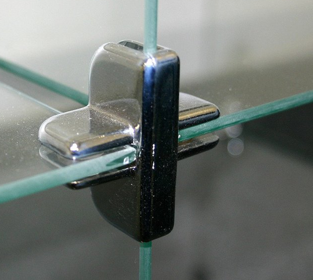 Glasverbinder X-Form