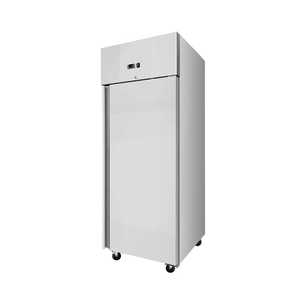 Skyrainbow Edelstahl Tiefkühlschrank 400BT, statische Kühlung, 680 x 710 x 2010mm