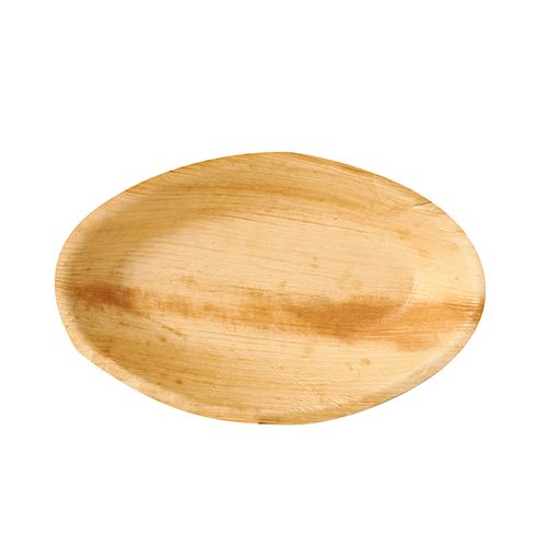 Palmblatt Schalen oval "pure" 300 ml, 20 x 12,5 cm, VPE= 100 Stück (4 x 25)