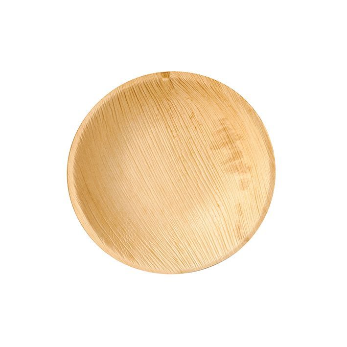 Palmblatt Teller "pure", rund Ø 18,5 cm, VPE= 25 Stück (1x 25)