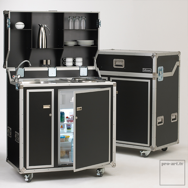 Pro Art Kitcase Kofferküche mit Kühlschrank