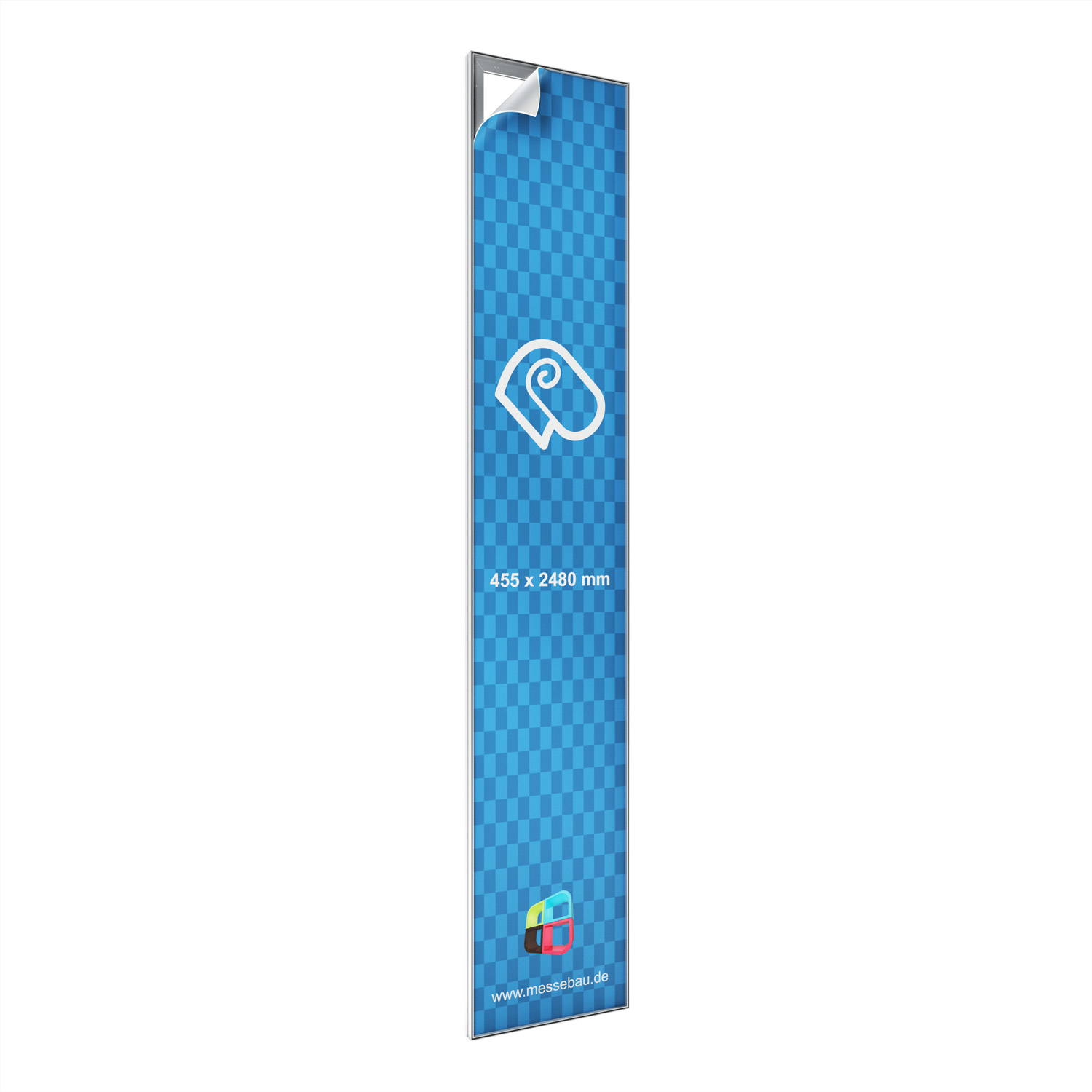 Stoffgrafik bedruckt für Octawall 495x2480mm