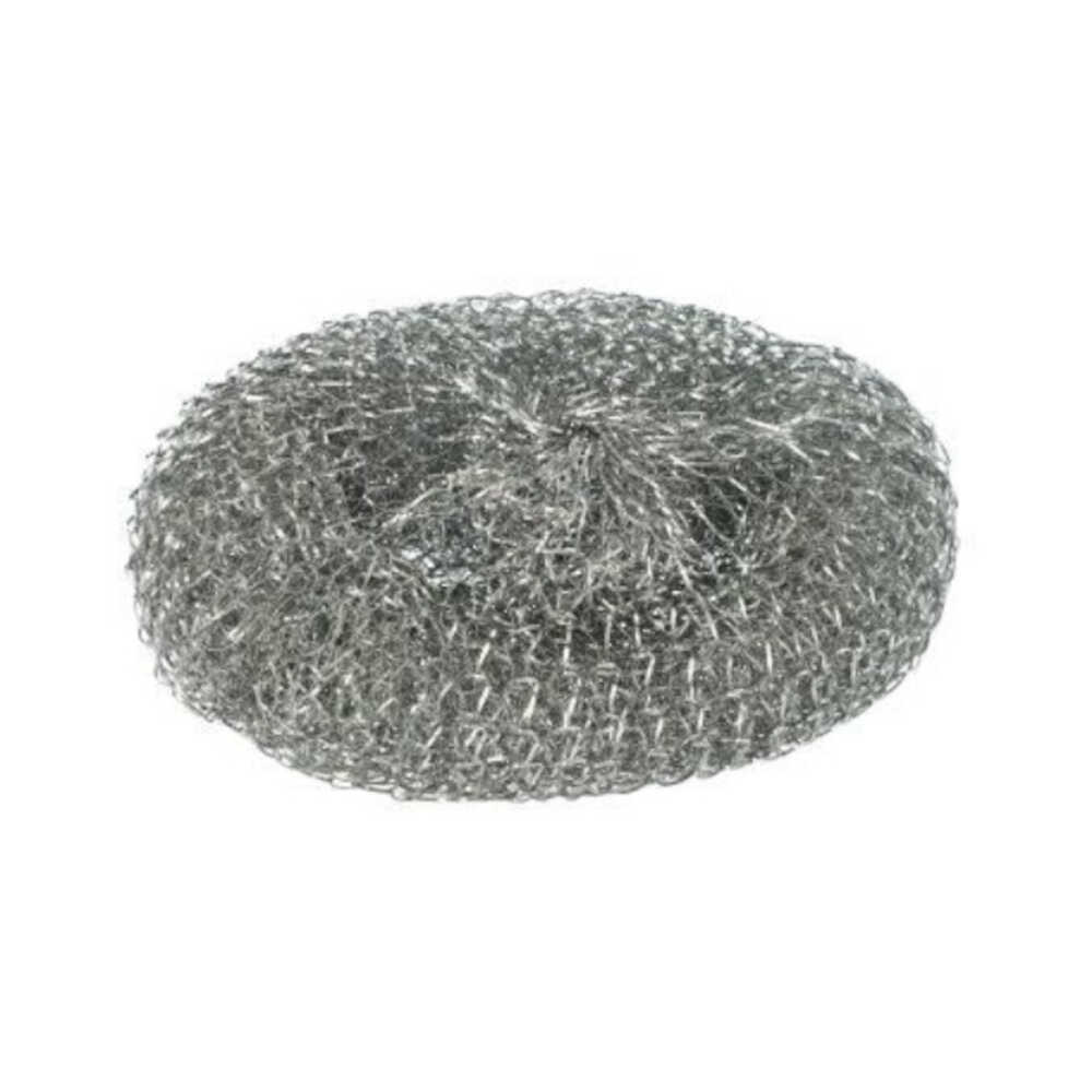 Topfreiniger aus Draht Ø 12 cm x 3 cm, scheuernd, 1 VPE = 50 Stück (5x 10)