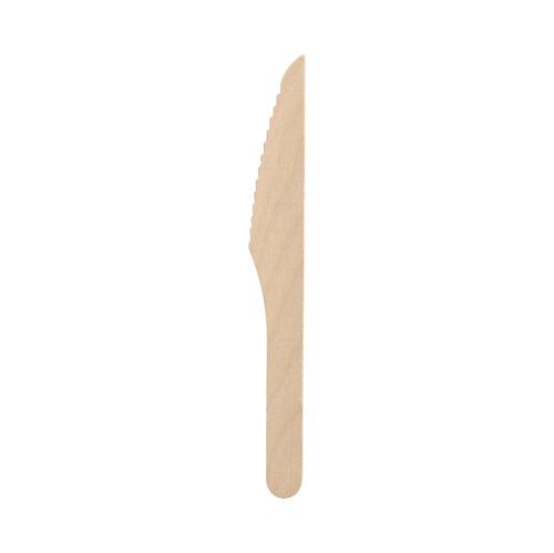 Holzmesser "pure" 16,5 cm, gewachst, VPE= 1000 Stück (10x 100)