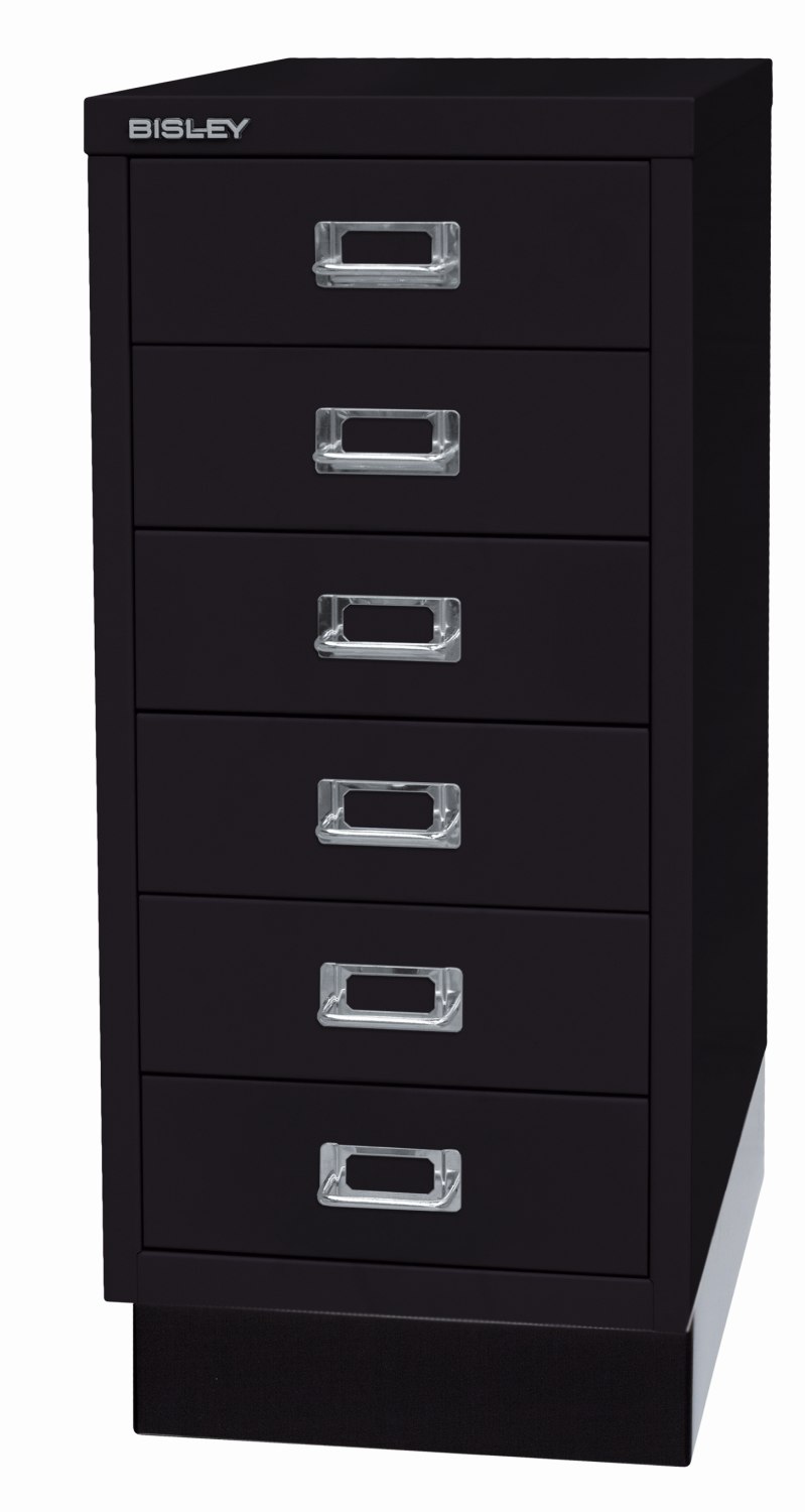 Bisley MultiDrawer™ 29er Serie mit Sockel - DIN A4 mit 6 Schubladen