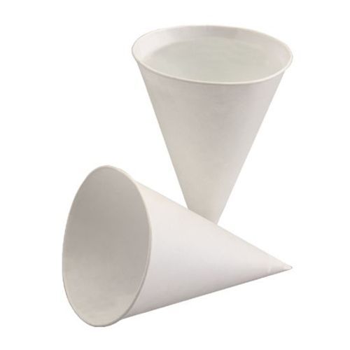 Spitzbecher aus Zuckerrohrpapier 120 ml, VPE= 5000 Stück (25x 200)