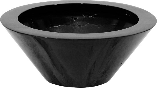 EUROPALMS LEICHTSIN BOWL braun glänzend - 15cm