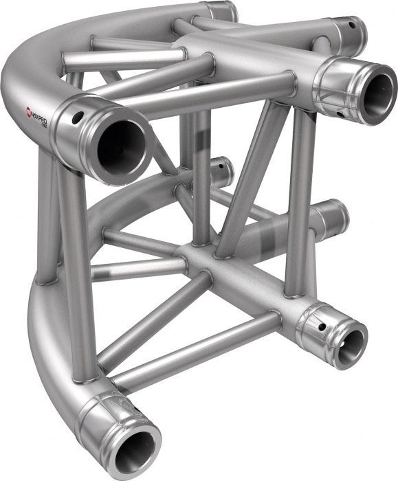 Naxpro-Truss FD 34 C21R 90° 2 Weg Winkel Rund