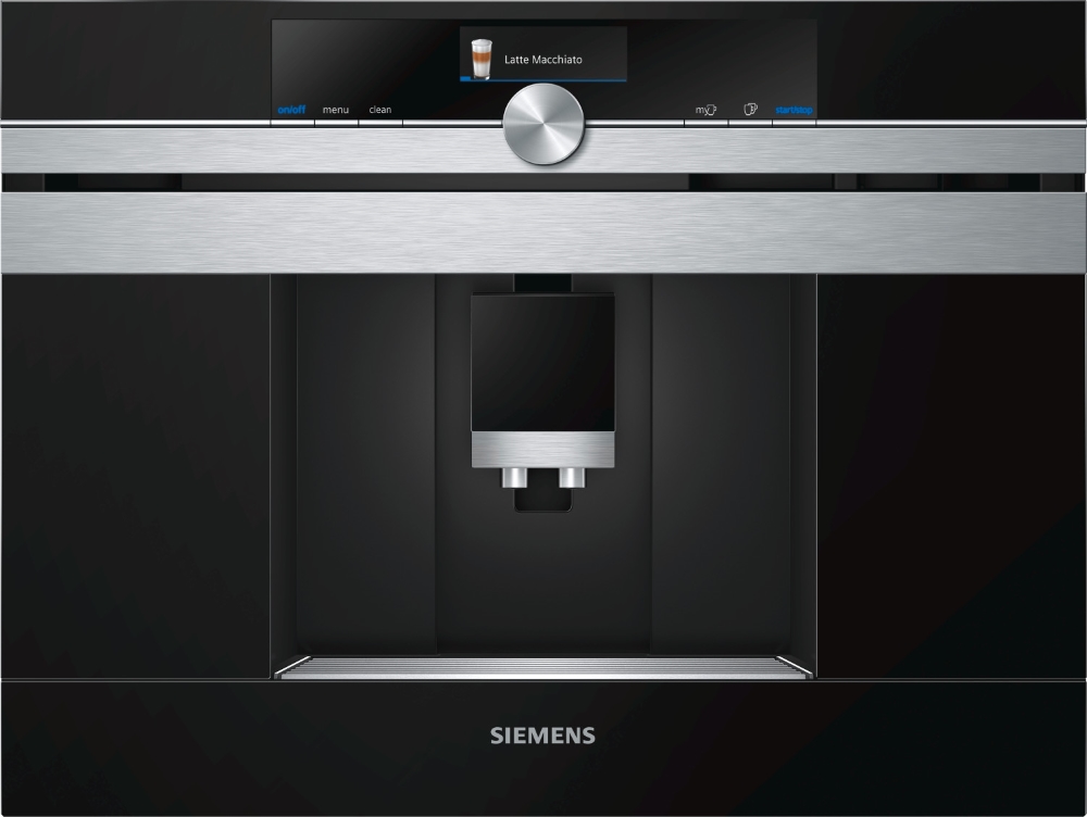 Siemens, Einbau- Kaffeevollautomat, Edelstahl CT 636 LES16