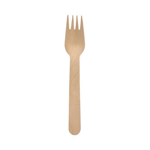 Holzgabeln "pure" 16 cm, gewachst, VPE= 1000 Stück (10x 100)