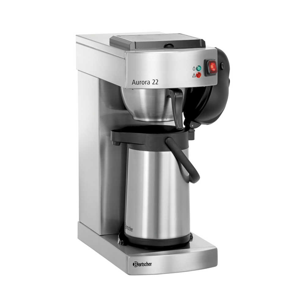 Bartscher Kaffeemaschine Aurora 22, inkl. Isolier-Pumpkanne, 1,9 Liter