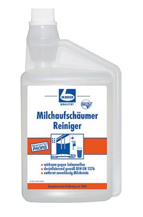  "Dr. Becher" Milchaufschäumer Reiniger 1 l transparent, VPE= 8 Stück (8x 1)