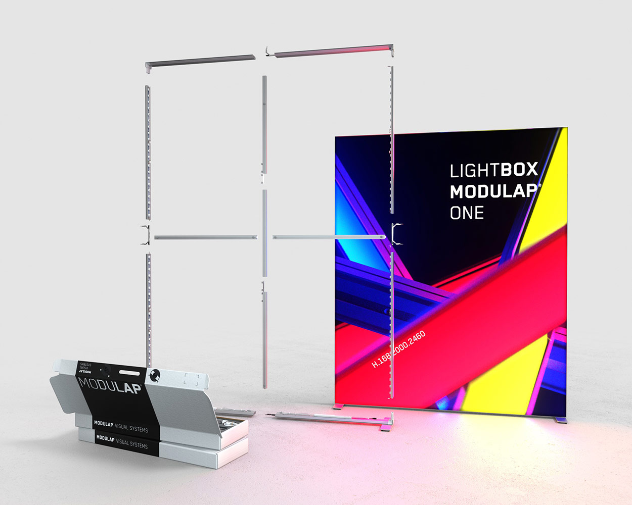 Modulap One LED Lightbox - Breite 200cm