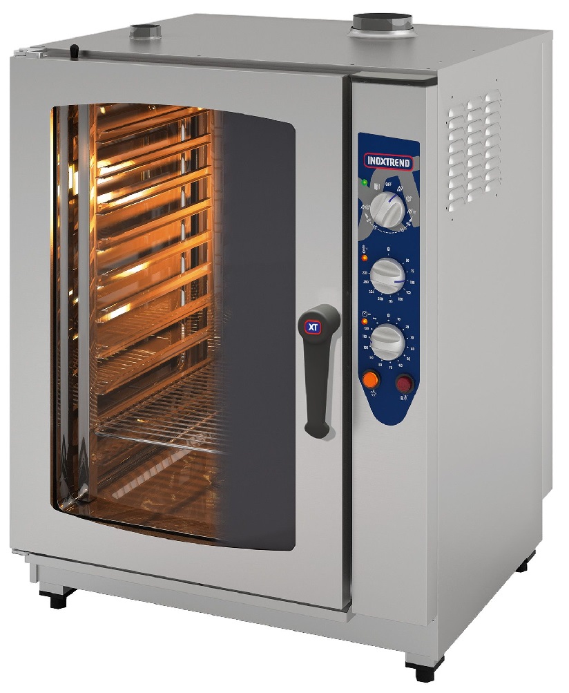 INOXTREND Kombidämpfer Gas, CDA-111G - 11 GN 1/1, Längseinschub, 12,0KW