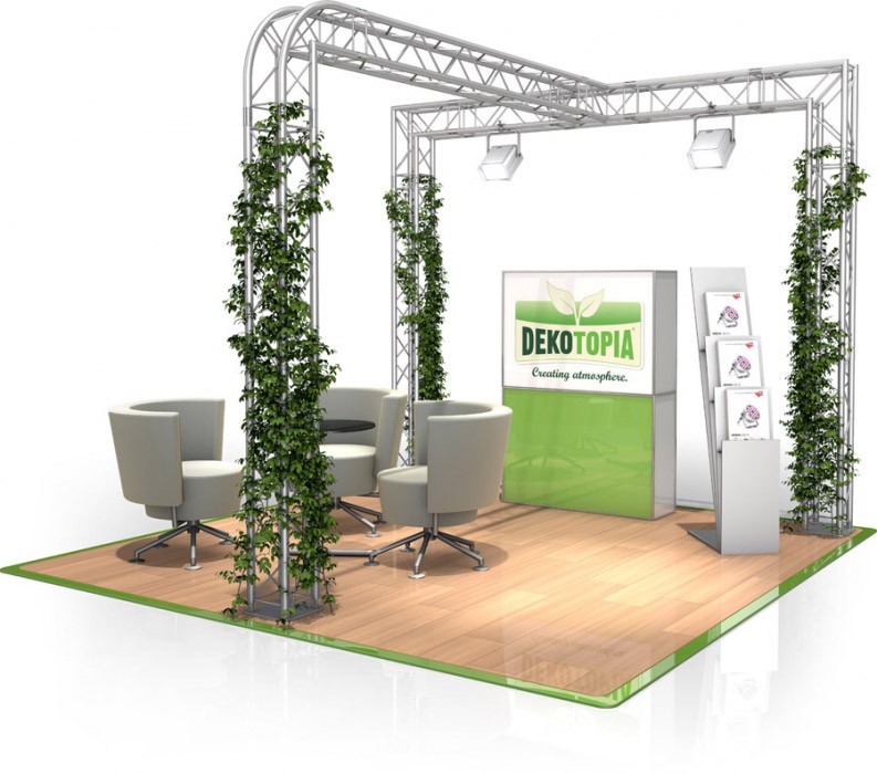 Messestand Traverse FD 24 - 3 x 3 m