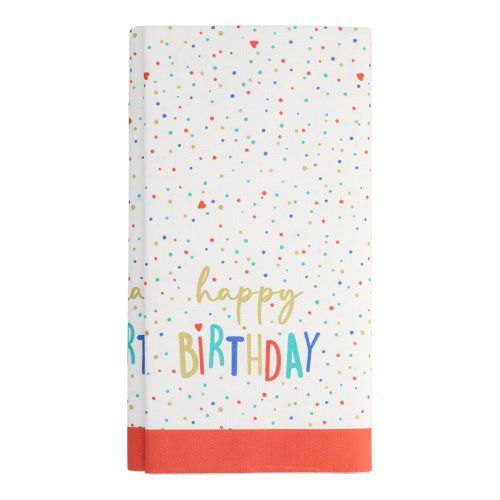 Papiertischdecke 120 cm x 180 cm "Happy Birthday", VPE = 15 Stück (15x1)