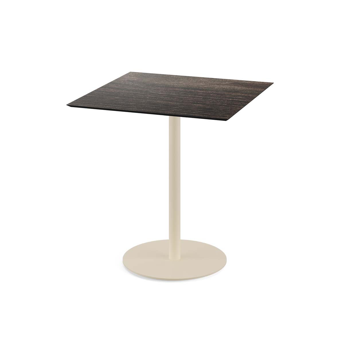 Urban Bistrotisch HPL 70x70 cm - Gestell Sand
