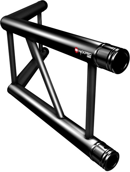 Naxpro-Truss FD 32 C23V 135° 2 Weg Winkel
 RAL9005 - Schwarz - Seidenmatt