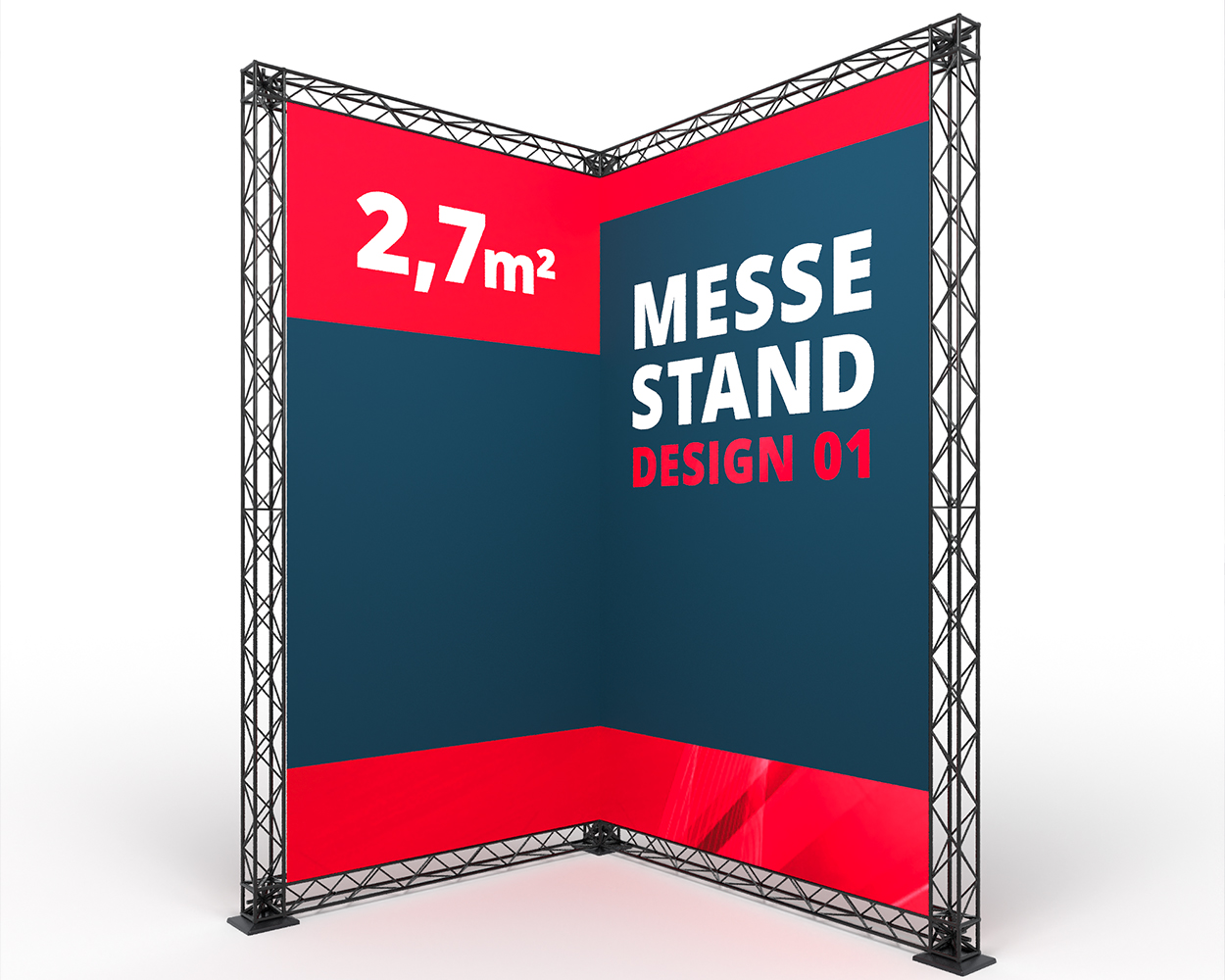 X-Module Messestand Traverse Design1