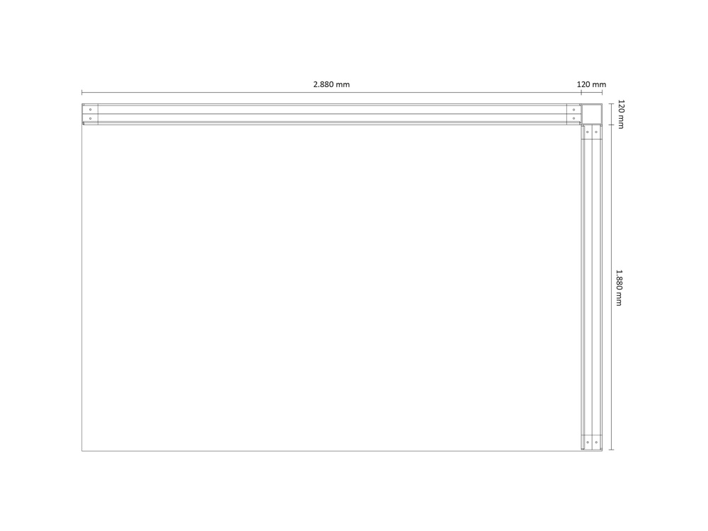 Octalumina LED Messestand 2x3m Eckstand