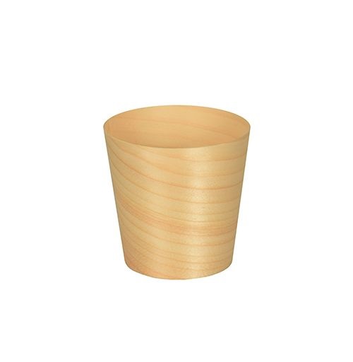 Fingerfood-Schalen, Holz "pure" rund Ø 6 cm x 6 cm, VPE= 500 Stück (10x 50Stück)