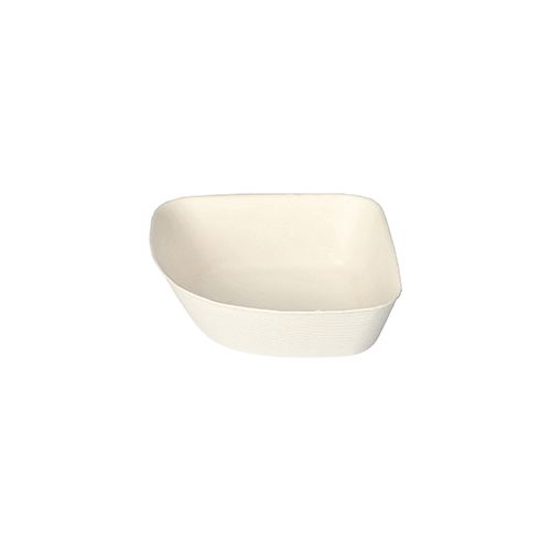 Schalen aus Zuckerrohr "pure" 10 x 10 cm weiß "Belle Vie, Ligne Carée", VPE= 192 Stück (8x 24)