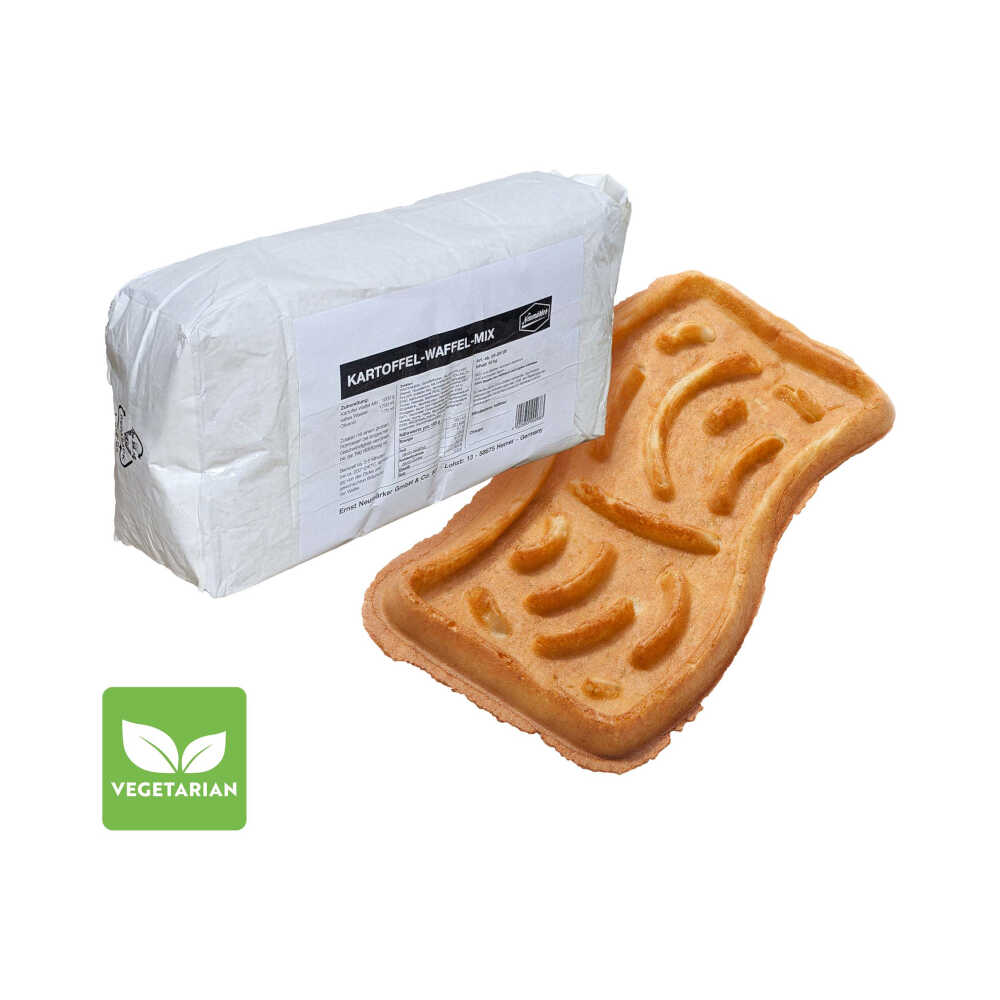 Kartoffel-Waffel-Mix - Profi-Backmischung für herzhafte Kartoffelwaffeln - Sack à 10 kg 