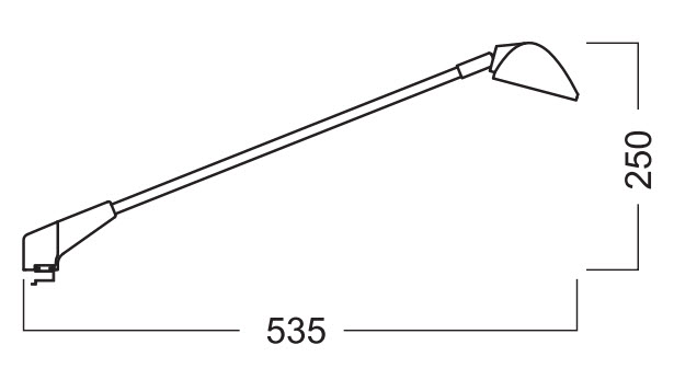 OCTAwall LED Langarmstrahler