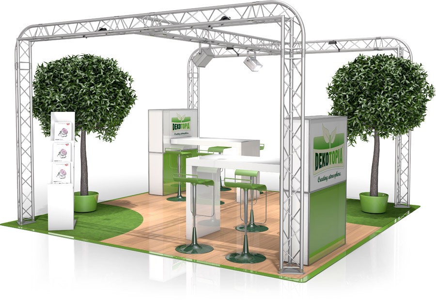 Messestand Traverse FD 23 - 4 x 4 m