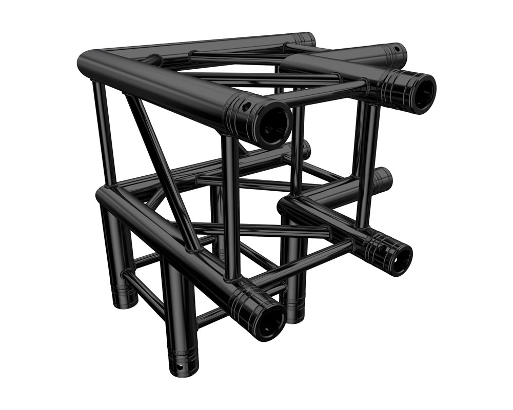 F34 P Traverse 3-Weg Ecke C30 90° stage black