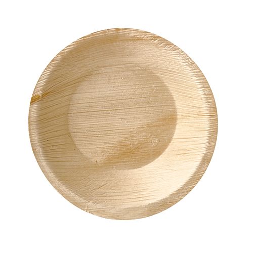 Palmblatt Schalen "pure", rund 180 ml, Ø 15 cm, VPE= 100 Stück (4 x 25)