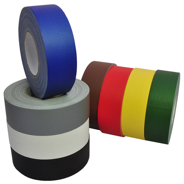 Gewebe-Klebeband schwarz, glänzend 50mm x 50m, Klebeband