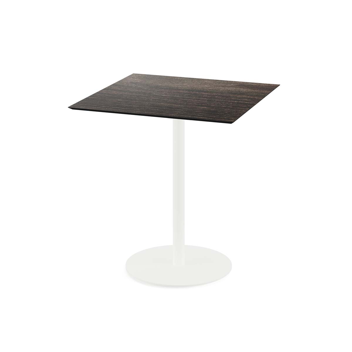 Urban Bistrotisch HPL 70x70 cm - Gestell Weiß