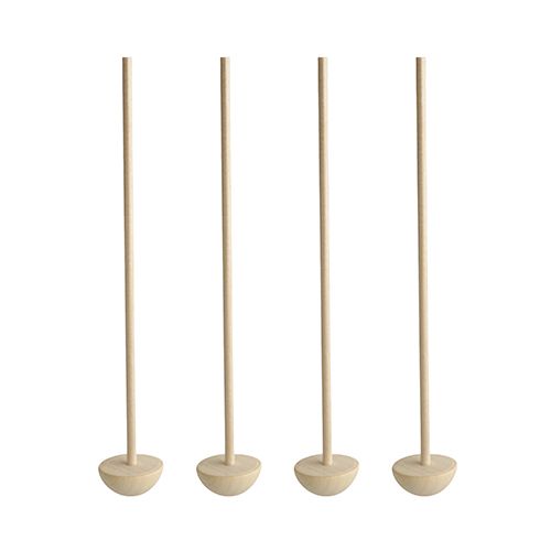 Cocktail-Stampfer, Holz, "pure" natur, 17 cm, "Moon", VPE= 500 Stück (10x 50)