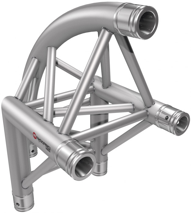 Naxpro-Truss FD 33 C24R 90° 2 Weg Winkel rund