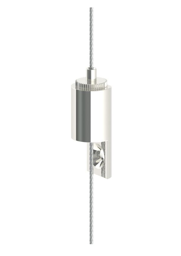 Drahtseilhalter Gripper 15 mit seitlicher Anschraubmöglichkeit, Bohrung ø 4,3 mm