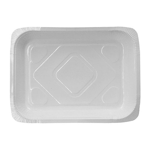 Siegelschalen aus Pappe eckig 1200 ml, 18,9 x 24,8 cm, weiß, VPE= 180 Stück (1x 180)