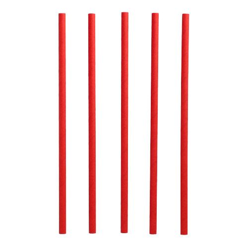 Shake-Halme aus Papier Ø 8 mm x 25 cm rot, VPE= 6750 Stück (50x 135)