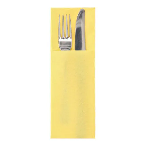 Bestecktaschen "DAILY Collection" 48 x 30 cm gelb, VPE= 400 Stück (8x 50)