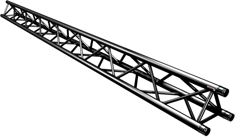 Naxpro-Truss FD 33 Strecke 400 cm RAL9005 - Schwarz - Seidenmatt