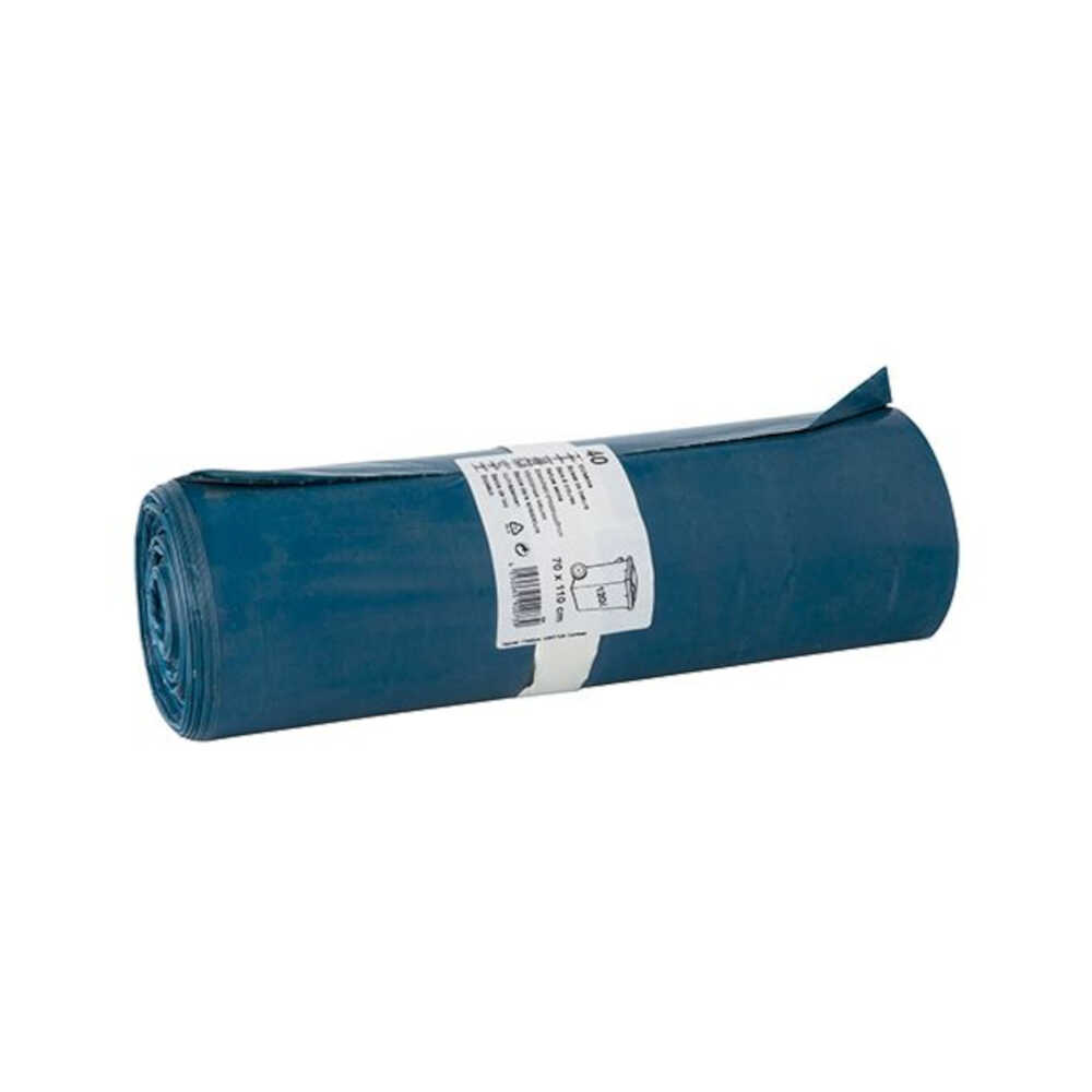 Müllsäcke 120 l, H 110 x B 70 cm, blau, 1 VPE = 200 Stück (5x 40)