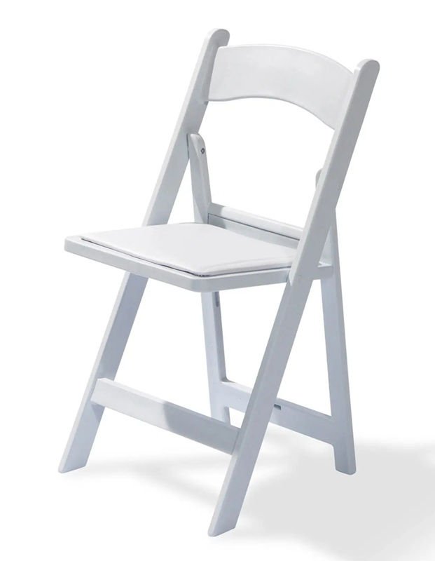 Klappstuhl / Hochzeitsstuhl aus Polypropylene weiß